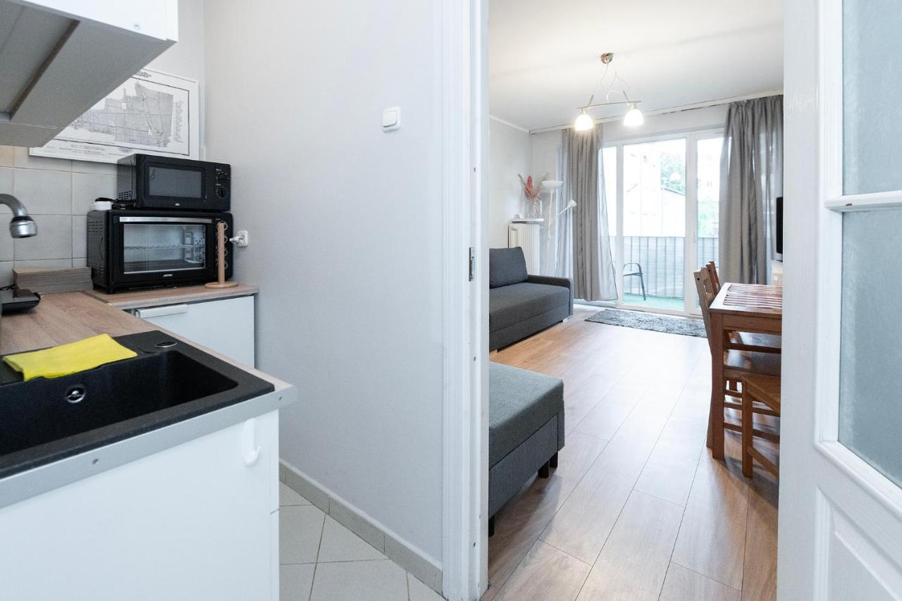 Studio In City Centre Free Parking Lodź Bagian luar foto